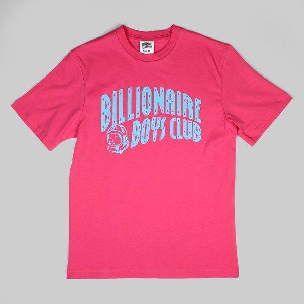 Red Billionaire Boys Club Logo - Billionaire Boys Club Arch Logo Tee Pink | Billionaire Boys Club Tees