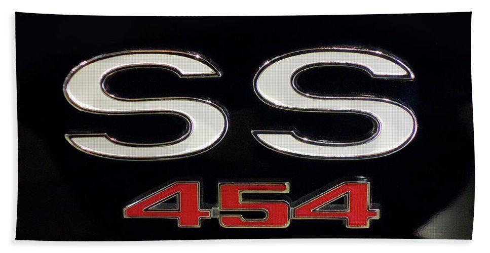 Chevelle SS Logo - 1970 Chevelle S S 454 Emblem Bath Towel