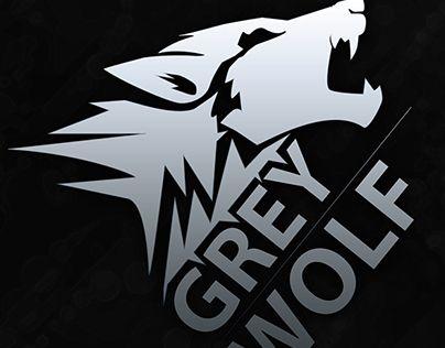 Grey Wolf Logo - GreyWolf logo with a background