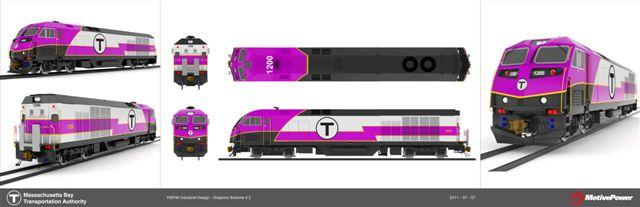 MBTA Logo - MBTA: New Locomotives, New Look