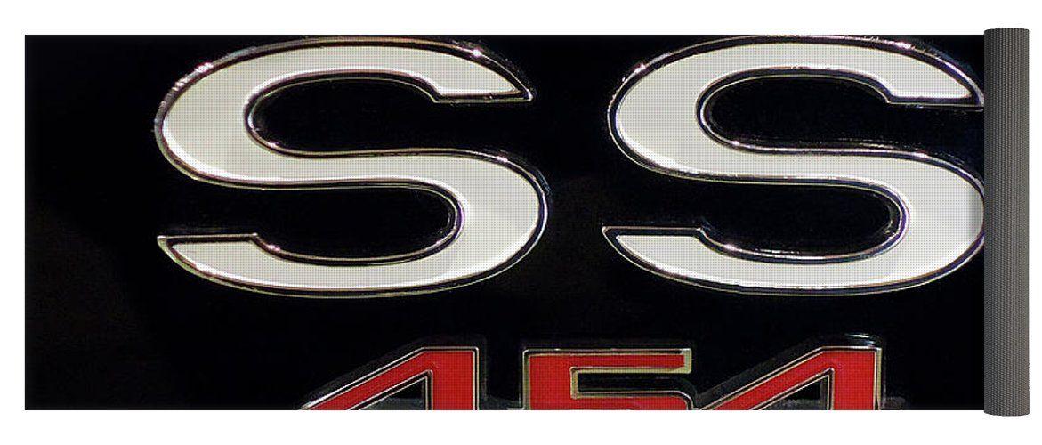 SS 454 Logo - 1970 Chevelle S S 454 Emblem Yoga Mat for Sale by Daniel Hagerman