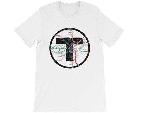 MBTA Logo - MBTA Map Logo Shirt The T Boston Transit Subway Bus