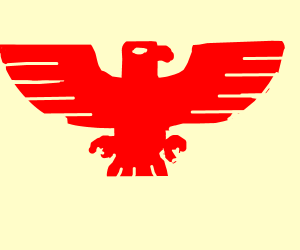 Red Eagle Logo - The red eagle logo drawing by Crocostyle - Drawception