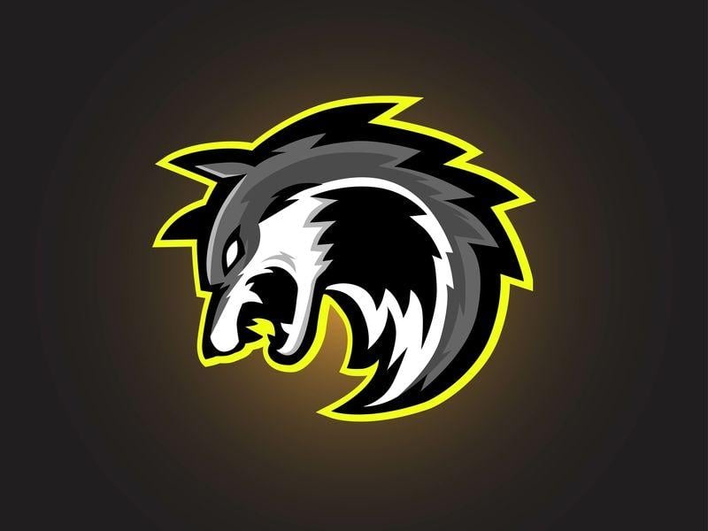 Grey Wolf Logo - Grey Wolf Esport Gaming Logo