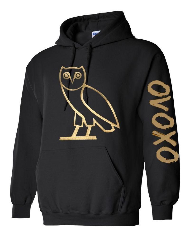 Gold OVO Drake Logo - OVO Drake gold owl ovoxo Octobers very own weeknd hoodie New S-XL ...