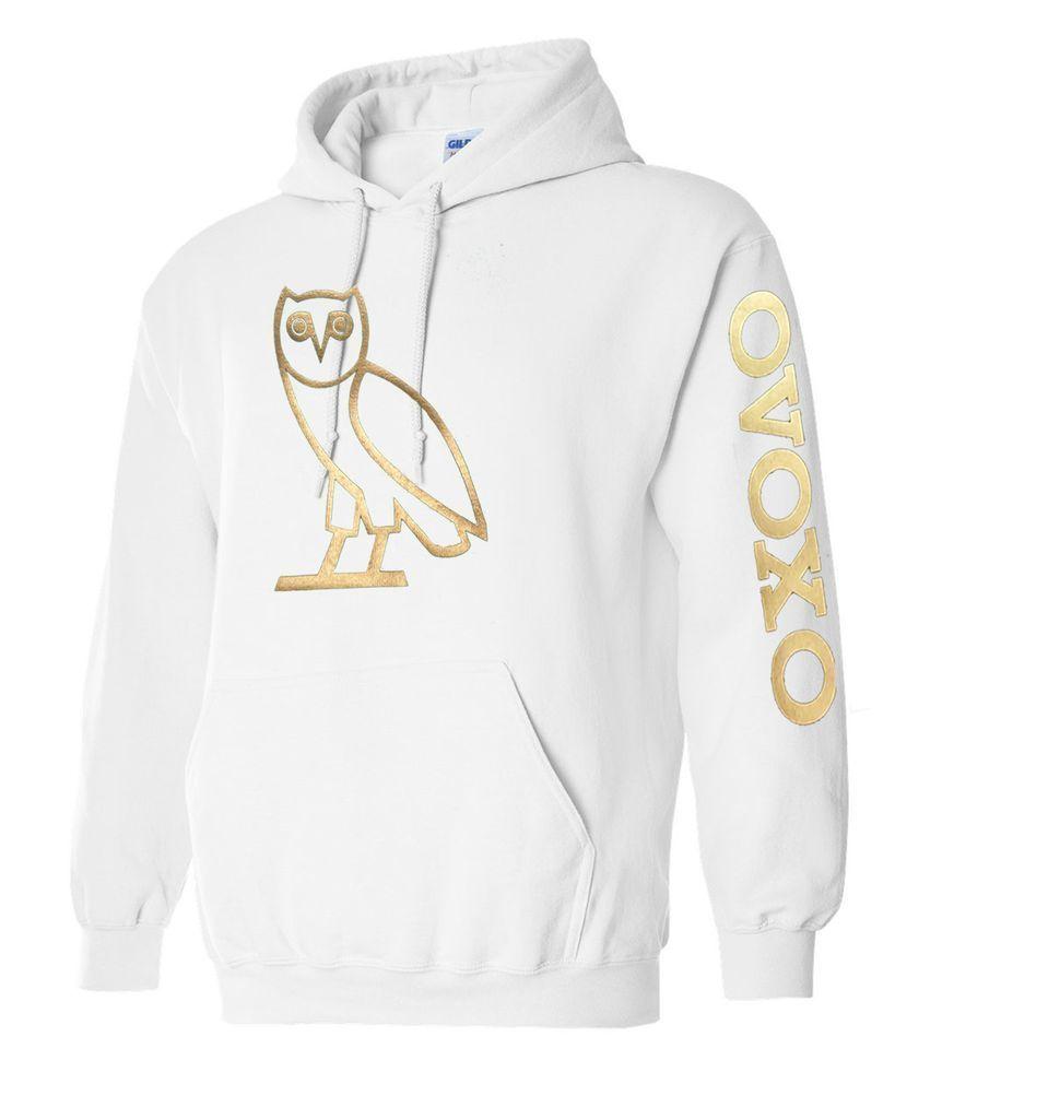 Gold OVO Drake Logo - New Gold OVOXO Hooded Sweatshirt Drake OVO Hoodie sizes S 5XL