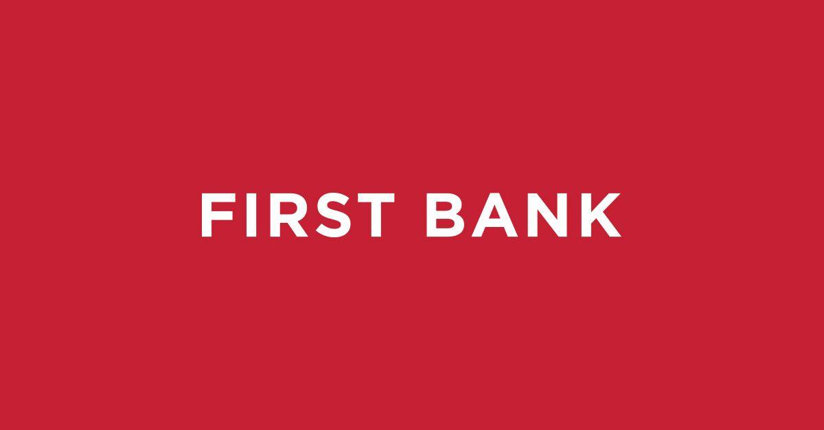 Generic Bank Logo - First Bank. North and South Carolina Community Bank
