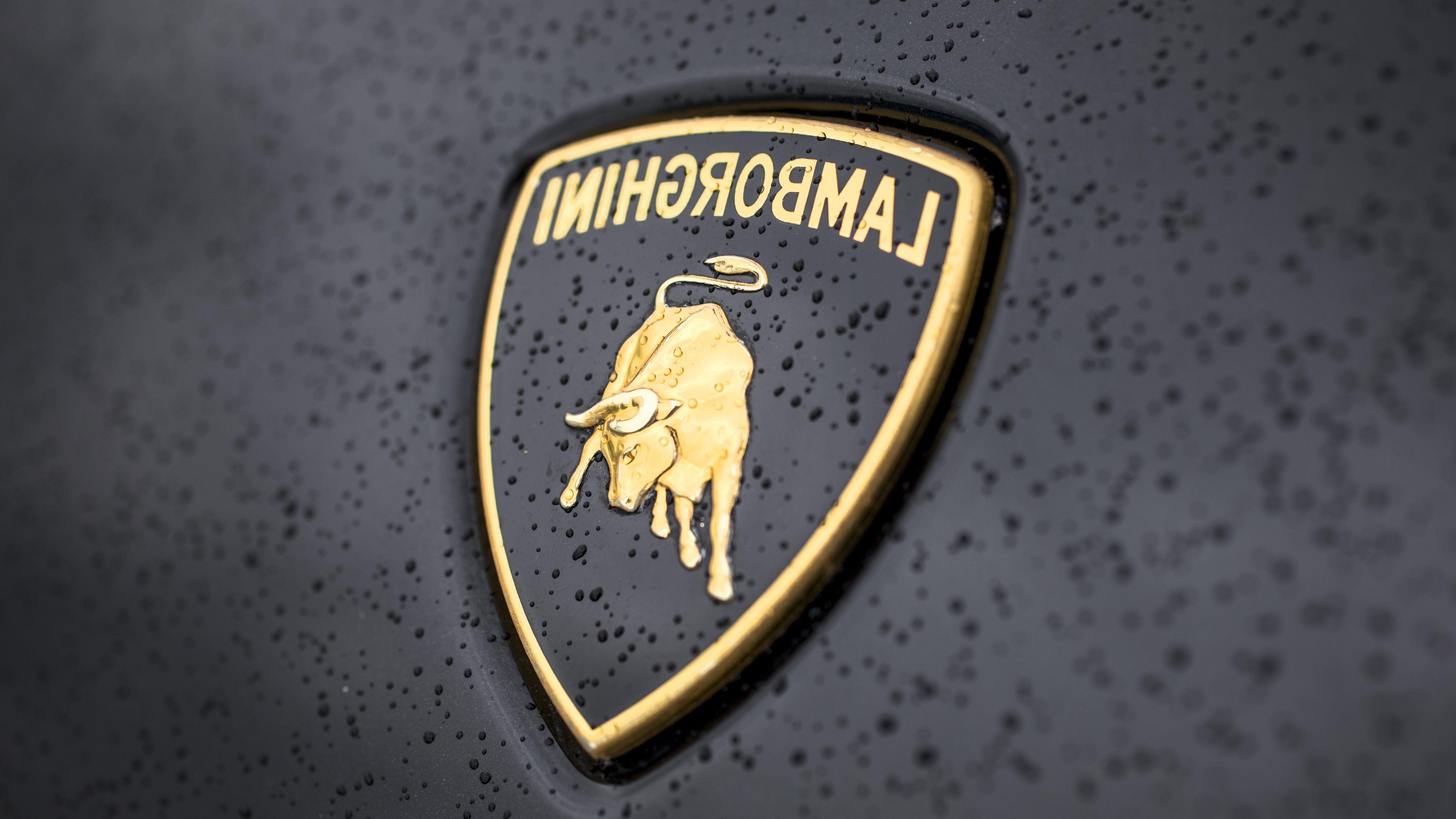 Gold Lambo Logo - Best Free Lamborghini Logo Wallpaper