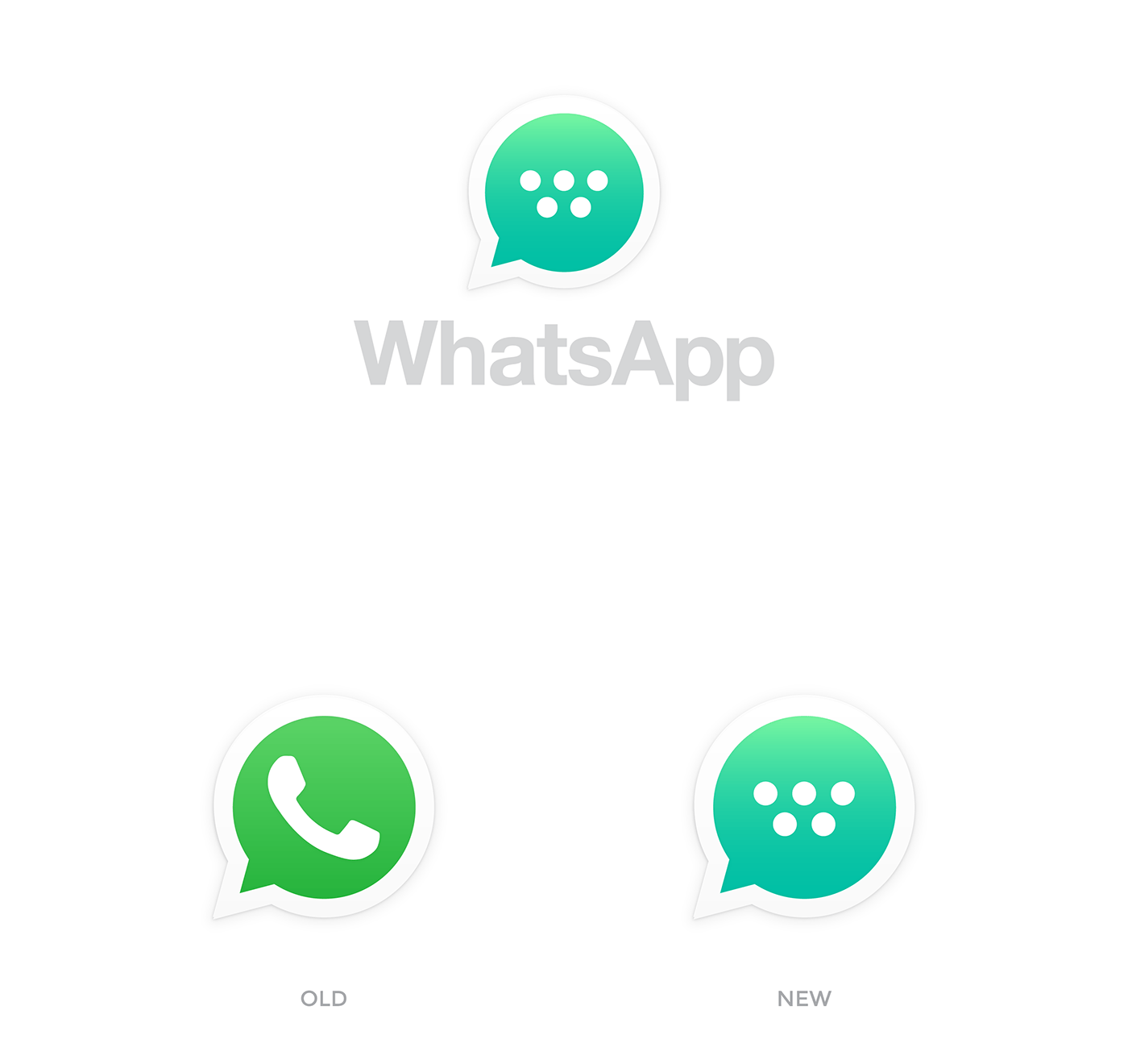 Whatsapp New Logo - The new WhatsApp on Behance