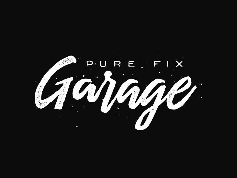Garage Logo - Pure Fix Garage Logo by Phillip Barlow | Dribbble | Dribbble