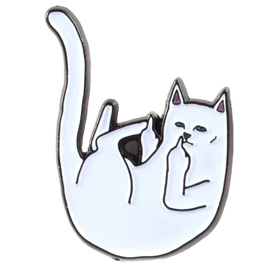 Ripndip Cat Logo - Rip N Dip Falling For Nermal Pin 1.25 x 1