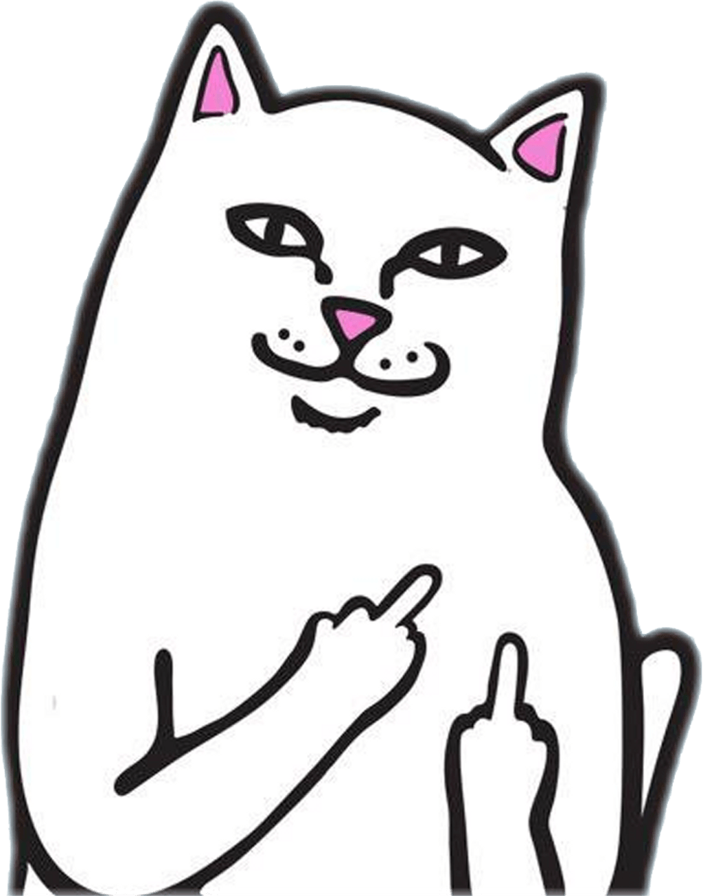 Ripndip Cat Logo - ripndip cat fuck nya meow кот кошка brend бренд фак ня...