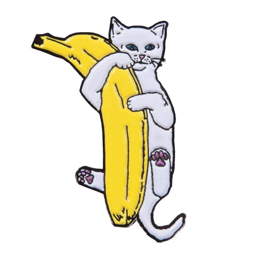 Ripndip Cat Logo - Rip N Dip Nermal Banana Pin 0.75