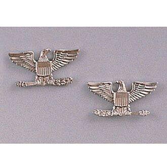 Two Silver Chevrons Logo - Repmart: Rothco pin badge US army rank chapter Colonel two set ...