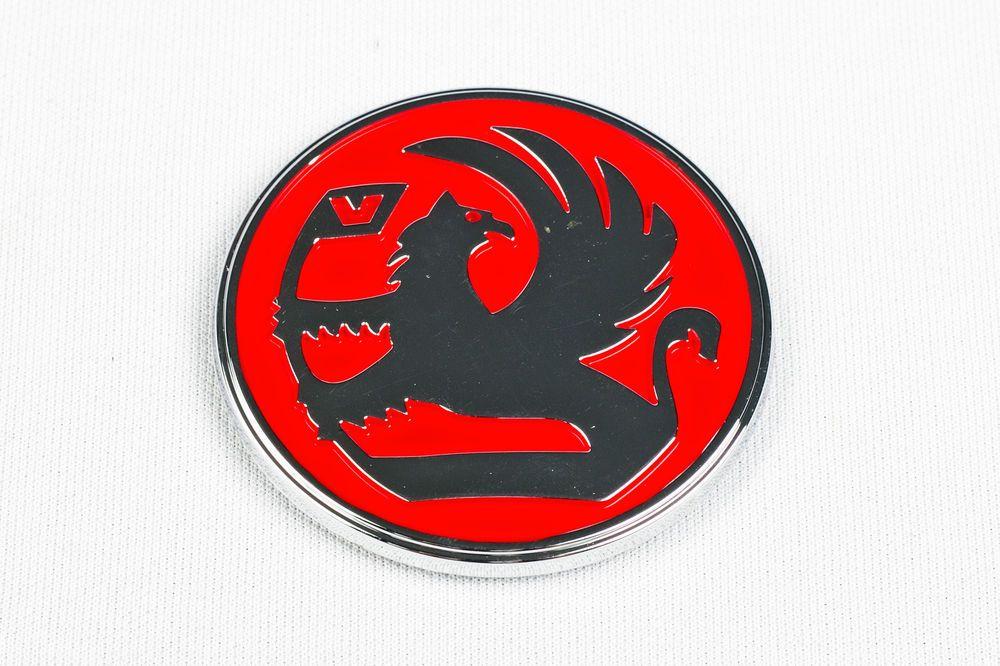 Red Badge Logo - VAUXHALL 52mm DIAMETER RED BADGE LOGO BOOT DECAL TAILGATE CIRCLE