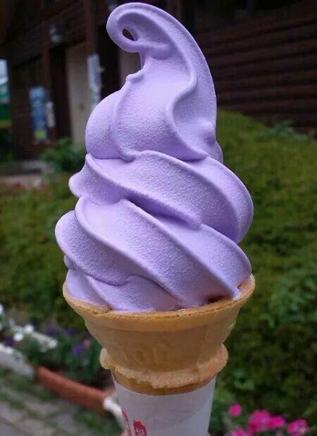 Purple Ice Cream Logo - Purple ice cream!. Delishh Sweets in 2019