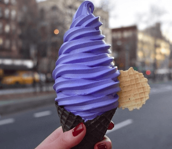 Purple Ice Cream Logo - Different Colored Ice Cream Is the Newest Trend on Social Media