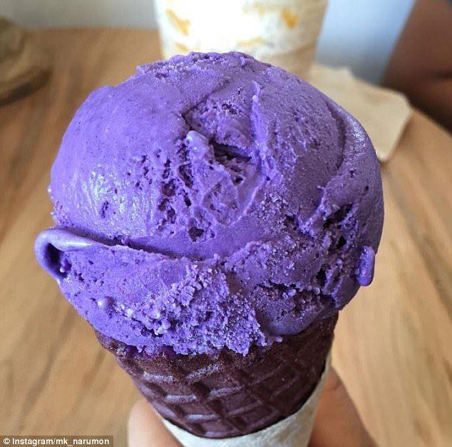 Purple Ice Cream Logo - The coolest ice cream trends of summer 2017. Daily Mail Online