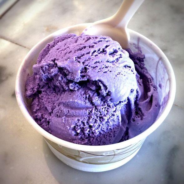 Purple Ice Cream Logo - Ube Ice Cream Recipe: Yes, It's Purple Ice Cream!