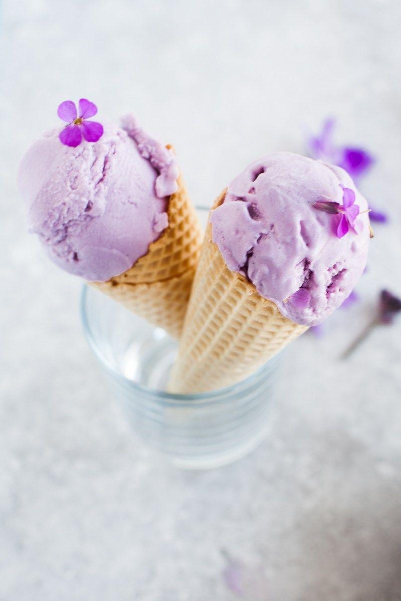 Purple Ice Cream Logo - Coconut & Purple Sweet Potato Ice Cream (Vegan)