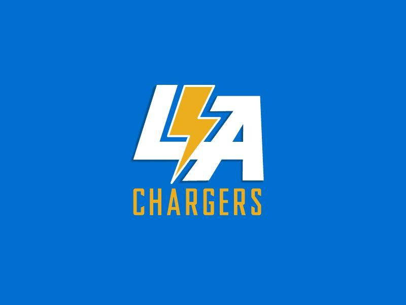 La Chargers Logo - LA Chargers Logo Concept by Austin Knobloch | Dribbble | Dribbble