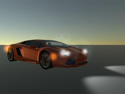 3D Sports Car Logo - Sport Car - 3D model - Asset Store