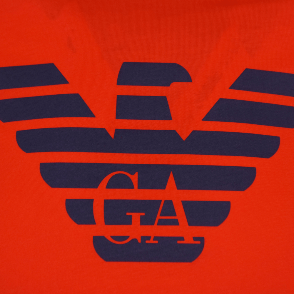 Red Eagle Logo - EMPORIO ARMANI Emporio Armani Red Eagle Logo T-Shirt - Men from ...