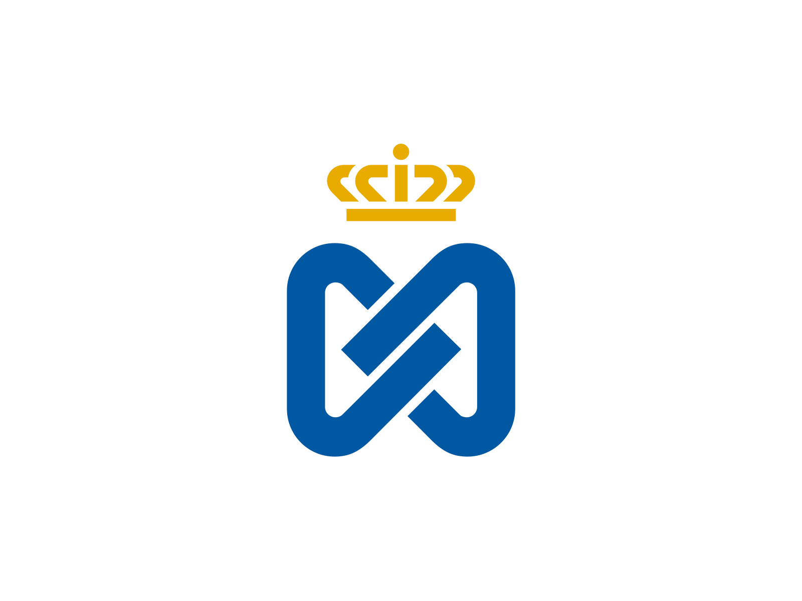 Blue and Yellow Sign Logo - Yellow crown Logos