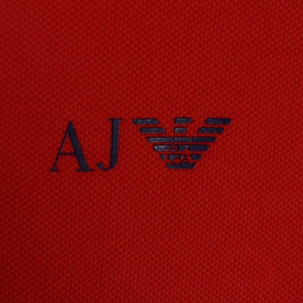 Red Eagle Logo - EMPORIO ARMANI Armani Jeans Red Eagle Logo Polo Top - Men from ...