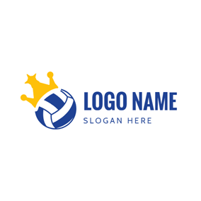 Blue Yellow Crown Logo - 50+ Free Crown Logo Designs | DesignEvo Logo Maker
