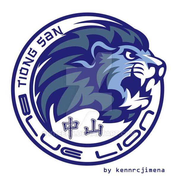 Blue Lion Logo - Tiong San Blue Lion Logo