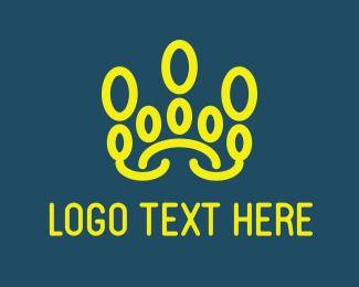 Yellow Paw Logo - Paw Logos | Make A Paw Logo Design | BrandCrowd