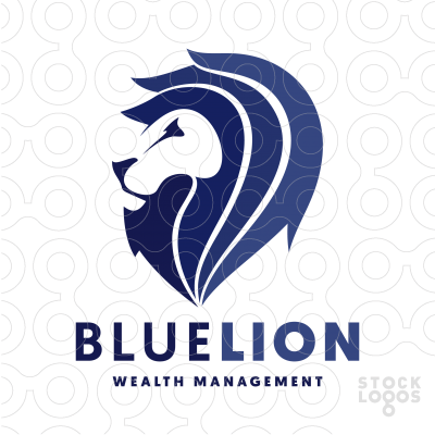 Blue Lion Logo - Lion Logo Design For Sale #logo #mark #icon #symbol #animal #lion ...