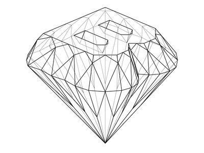 B in Diamond Logo - Diamond B | Graphic Design | Pinterest | Diamond logo, Logo design ...