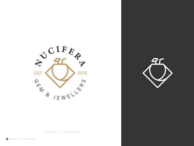 B in Diamond Logo - Nucifera Logo