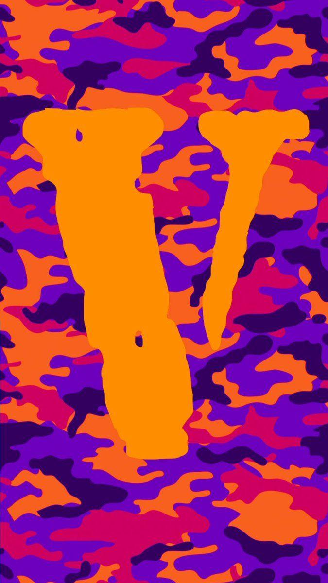 Orange Vlone Logo - Vlone background 6 Background Check All