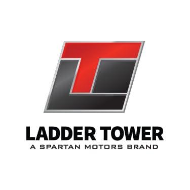 Ladder in Square Logo - Ladder Tower