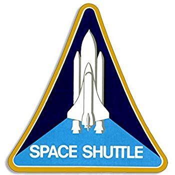 NASA Spaceship Logo - Amazon.com: American Vinyl Triangle Space Shuttle Logo Sticker (NASA ...