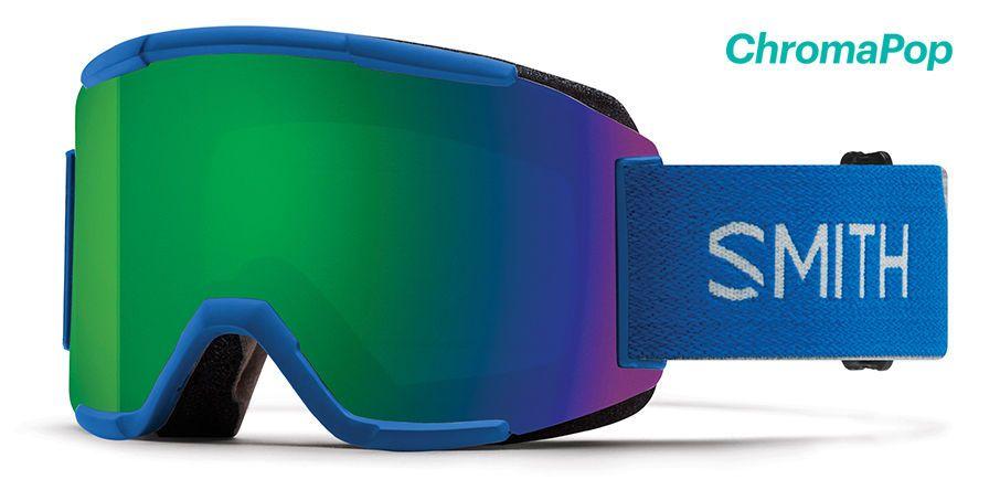 Blue C Green a Logo - Smith Squad Imperial Blue Goggle C Pop Sun Green Mirror Yellow Lens