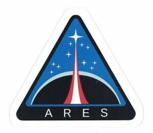 NASA Mars Mission Logo - ARES STICKER ~ NASA Orion Mars Planet Mission Launch Rocket ...