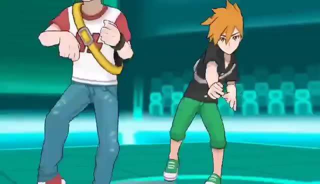 Green and Red X Logo - Pokemon MMD Luvoratory x Green / Blue GIF. Find, Make