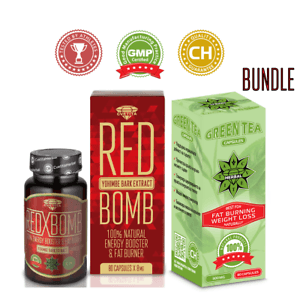 Green and Red X Logo - Red X Bomb 80 + Green Tea Capsules Booster, Fat Burner