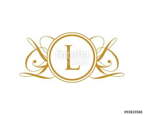 Royal Circle Logo - L Luxury Royal Elegant Logo Stock Image And Royalty Free Vector