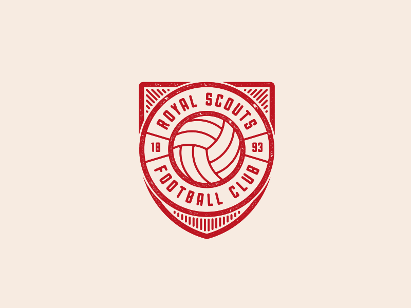 Royal Circle Logo - Royal Scouts Football Club Logo by Beast Design Co. | Dribbble ...
