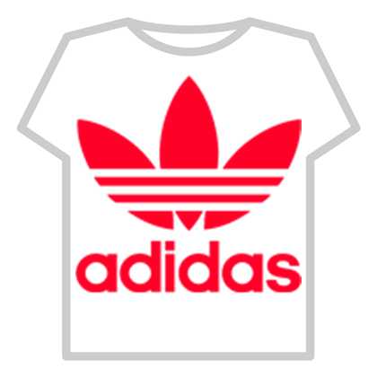 Red and Black Roblox Logo - Red adidas logo