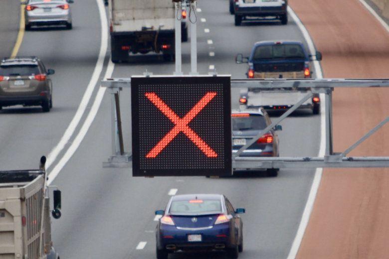 Green and Red X Logo - Key I-66 'red X' to switch off for final time | WTOP