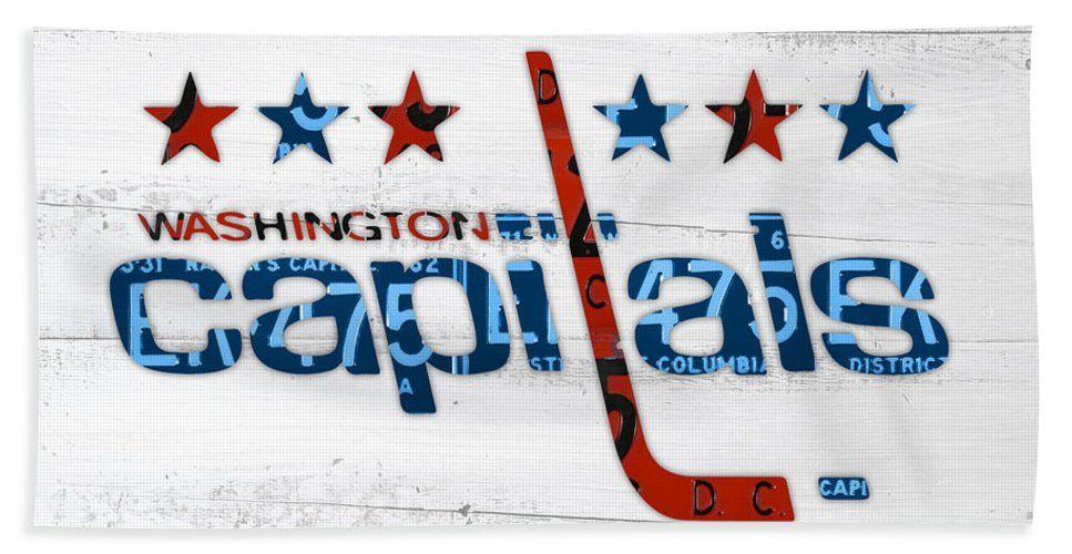 Columbia Team Logo - Washington Capitals Retro Hockey Team Logo Recycled District Of