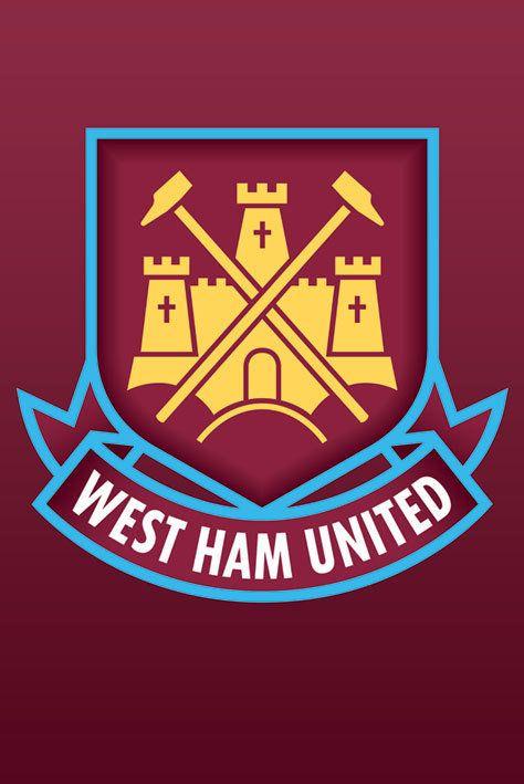West Ham United Logo - West Ham United - Logo Poster | Sold at Abposters.com