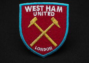 West Ham Logo - Badge Embroidered Patch FC West Ham United England Iron On Sew