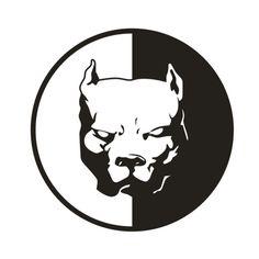 Pitbull Dog Logo - Pitbull in 2019 | Sticker | Pitbulls, Drawings, Logos